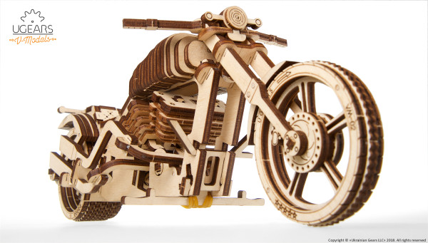 02 Ugears Bike VM-02 Model Kit DSC9832