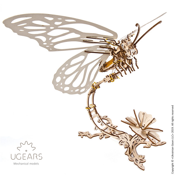Ugears-Butterfly-Mechanical-Model-2